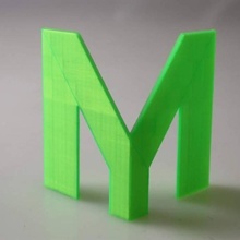 mmf logo 3d fan art bureau deskaccessory newlogo 3d print model - Mito3D