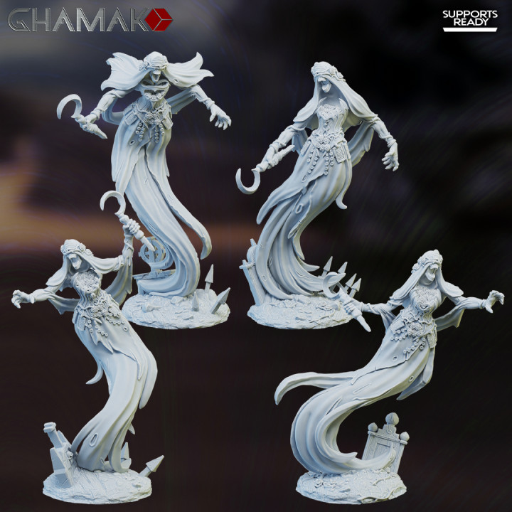 kosheivs hurlant âme équipe ghamak boutique dragons donjons Jeu jouer rpg guerre marteau rôle âge chasse jeu nuit dnd hanter aos nighthaunt 3D print model - Mito3D