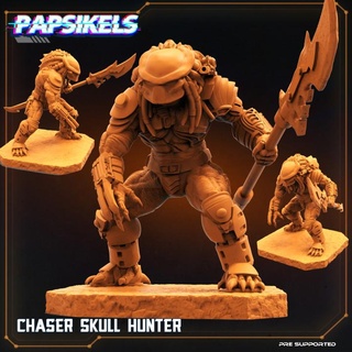 chaser skull hunter papsikels miniatures Store 3d print model - Mito3D