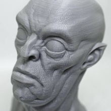 ghoul busto fan art criatura monstro 3d print model - Mito3D