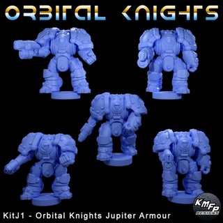 orbital knights - kitj1 jupiter heavy armour 6-8mm kmfp designs Store 40k epic knight space star war marine 6mm 3d print model - Mito3D