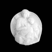 tondo pitti michel ange museo nazionale del bargello florence numérisation art renaissance italie religiousart 3d print model - Mito3D