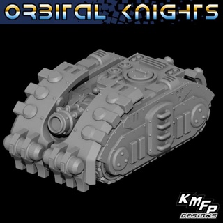 orbital knights - veh3a siege tanks 6-8mm kmfp designs 40k epic knight space star war marine 6mm 3d print model - Mito3D