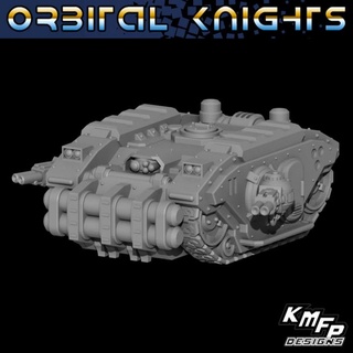 orbital knights - veh4 heavy apcs 6-8mm kmfp designs 40k epic knight space star war marine 6mm 3d print model - Mito3D