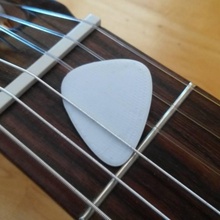 guitar pick education instrument music 3d print model - Mito3D