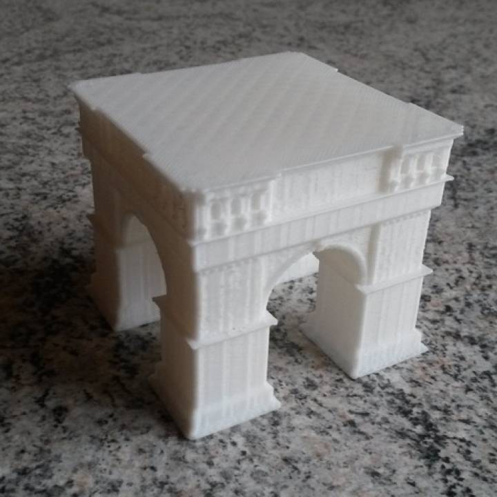 heidentor eğitim antik bina Roma carnuntum triumphbow 3D print model - Mito3D