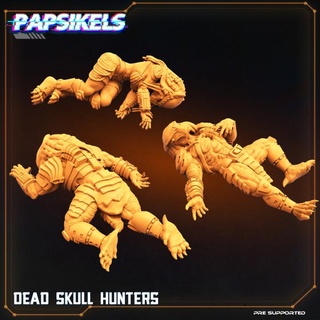 muerto cráneo cazadores papsikels miniaturas Tienda muerto 3d print model - Mito3D