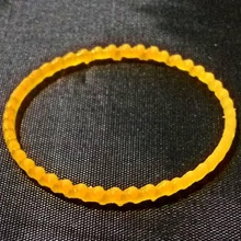 unity line- slanted circle bracelet jewellery gift jewelry 3d print model - Mito3D