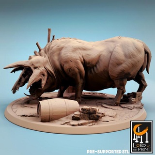 corrupto cerdos señor impresión monstruo zombi cosa cerdo lotp 3d print model - Mito3D