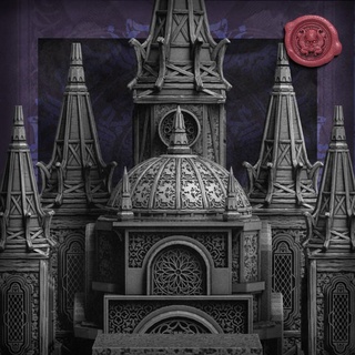 buio angeli silenzioso Cattedrale aggiornato 41 prigione maestro demone edificio fdm terreno Angeli Oscuri d dungeonmaster 3d print model - Mito3D