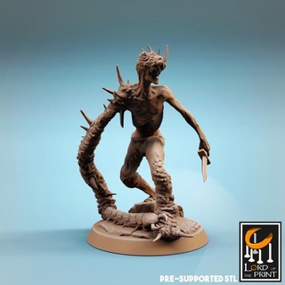 corrupted villager lord print zombie citizen corrupt skinny lotp lordoftheprint 3d print model - Mito3D