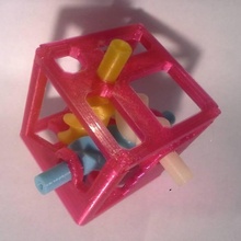 3 contrefil engrenages hélicoïdaux jouets jeux boîte engins numberphile hélicoïdale interloqué 3d print model - Mito3D