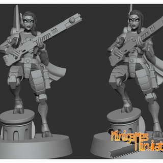 greater good anime figurine april 2022 minigames miniatures Tabletop Characters & Creatures Sci-Fi Universe 40k battle space warhammer tau marine wh40k sister firewarrior sob 3d print model - Mito3D