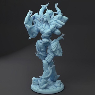 Garten Golem Zwilling Göttin Miniaturen Geschäft Monster Felsen Rune Ruine Statur 3d print model - Mito3D