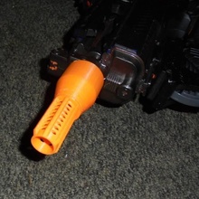 flash hider nerf connecteur cylindrique jouets jeux 3d print model - Mito3D