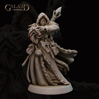 northern wizard galaad miniatures dragon human mini roleplay rpg snow male staff tabletop dungeon spell nordic sorcerer frost proxy 3d print model - Mito3D
