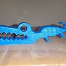 gatorchipclip & garden animal hanger chipclip 3d print model - Mito3D