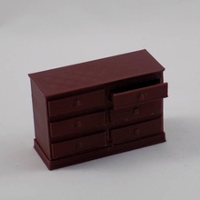 mini dresser tabletop drawer shelf stand closet baby furniture 3d print model - Mito3D
