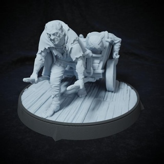 grave john - npc shadow ravenor cripta studios body coffin fantasy rpg death d&d dnd corps gravedigger 3d print model - Mito3D