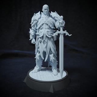 kolen lightbringer - hero shadow ravenor cripta studios fantasy rpg warrior paladin d&d dnd swordsman 3d print model - Mito3D