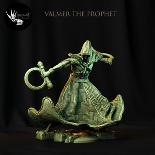 valmer prophet vagrant miniatures fantasy male tabletop dnd 32mm 3d print model - Mito3D