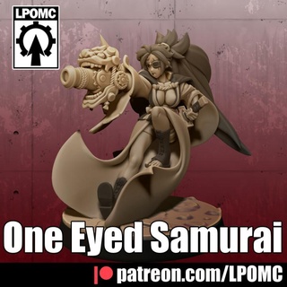 one eyed samurai chih-te yu game tabletop guilty gear 3d print model - Mito3D