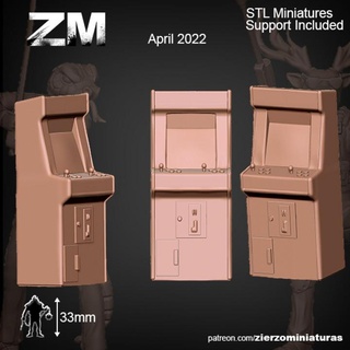 arcade macchina zierzo miniaturas tavolo 3D stampabile terreno mini rpg oggetti scena miniatura scenario rpgminiature escenografia zierzominiaturas 3d print model - Mito3D