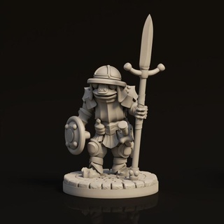 bullywug frog soldier b vectorminiatures Tabletop Characters & Creatures Fantasy Universe store boardgames tabletop fantasyuniverse tabletopcharacters&creatures 3d print model - Mito3D
