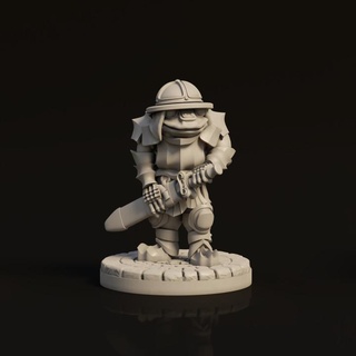bullywug frog soldier vectorminiatures Tabletop Characters & Creatures Fantasy Universe store boardgames tabletop fantasyuniverse tabletopcharacters&creatures 3d print model - Mito3D