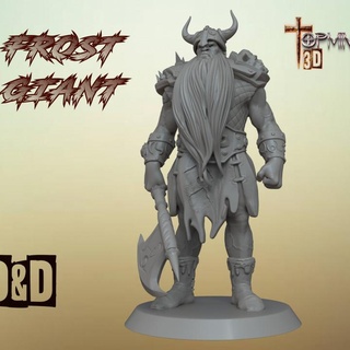 brina gigante parà d esploratore ignacio berbel garcia tavolo personaggi creature fantasia universo troll warhammer Frostgiant orco nano 3d print model - Mito3D
