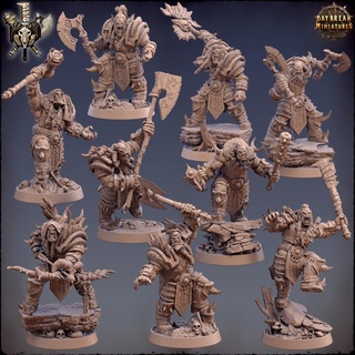 powerbrokers void - complete pack daybreak miniatures Tabletop Characters & Creatures Fantasy Universe dragons dungeons wargaming world warcraft wow tabletop orcs 32mm 75mm value bundel 3d print model - Mito3D