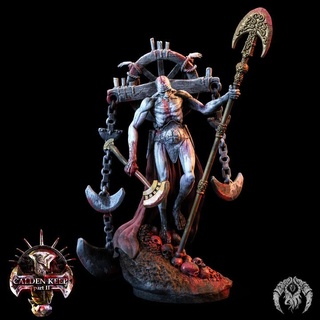 torturer's assistant bestiarum miniatures horror priest mage dungeon necromancer torturer 3d print model - Mito3D