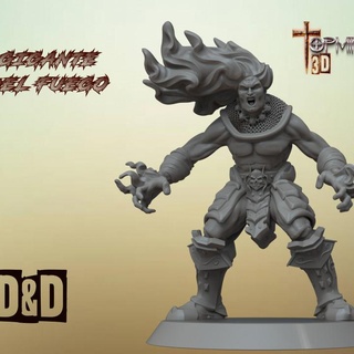 gigante del fuego para d&d pathfinder ignacio berbel garcia Tabletop Characters & Creatures Fantasy Universe troll ogro orco enano 3d print model - Mito3D