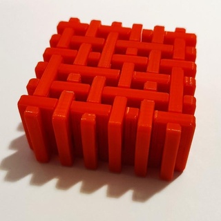 sliding puzzle dirty dozen mika Toys & Games Puzzles optical illusion lattice 3d print model - Mito3D