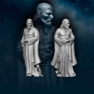 high elven lord ships beard davale games Tabletop Characters & Creatures Fantasy Universe fantasy wargames miniature 3dprinting patreon 28mm dnd frostgrave tabletopgames humans davalegames 3d print model - Mito3D