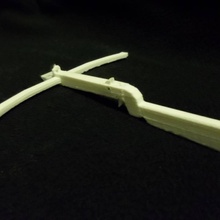 crossbow toys & games crossbowtriggercrossbowwithtriggerrubberbandrubberband 3d print model - Mito3D