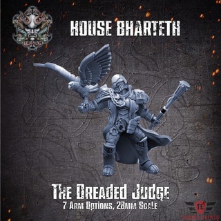 house bharteth - dreaded judge tagged events Tabletop Characters & Creatures Sci-Fi Universe Vehicles Machines 40k warhammer necromunda enforcer underhive arbites 3d print model - Mito3D