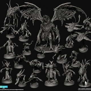 demons change edge miniatures Tabletop Characters & Creatures Fantasy Universe demon 40k teeth wargaming warhammer warrior tentacles chaos corruption ageofsigmar aos tzeentch chaoswarrior 3d print model - Mito3D