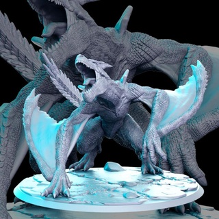 forestdragon - monster dragon - 32mm - dnd rn estudio  Tabletop Tabletop Characters & Creatures Fantasy Universe Tabletop Tabletop Characters & Creatures dinosaur rpg  3d print model - Mito3D