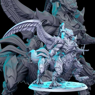 forjado dragón batalla 32mm dnd rn estudio mesa caracteres criaturas fantasía universo continuar monstruo rpg 3d print model - Mito3D