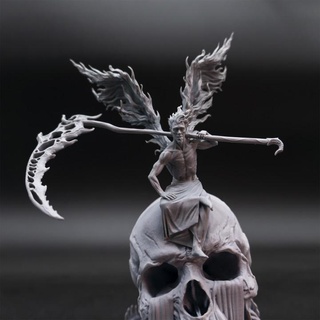 red sea ethereal sculpts Tabletop Characters & Creatures Fantasy Universe skull character blood miniature death scythe diorama minis soul shinigami blackwings 3d print model - Mito3D