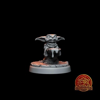 çocuk bogru goblin Eldritch Çırak kesmek+eğik çizgi minis cin Yıldız Savaşları Babyyoda Sarı Yol bulucu çocuğu 3d print model - Mito3D