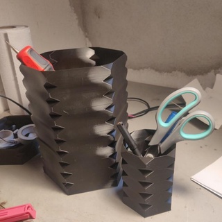 vasemodo vaso Kenneth Henry Larsen casa jardim utensílios domésticos vasos potes plantadores cilindro 3d print model - Mito3D