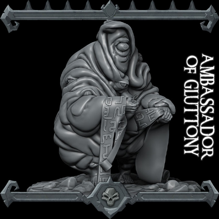 ambassador gluttony rocketpiggames demon free print printable animal beast bust creature devil dice dragons dungeons elf epic fantasy fdm figure forest game giant goblin god goddess golem hell kit master medieval miniatures minion model modular monster orc pig play rocket rpg star support support-free terrain troll undead war zombie magic props steampunk lord sculpt garage death hammer villain resin supportless enemy printed system role playing dwarf tabletop cthulhu mutant plants minis fiend ogre lovecraft dire village forge fantastic abomination spell realms horde tiles titan rocks d&d dwarven fairy 28mm encounter dnd cast tilescape merchant 35 scenery descent openlock fat n tiefling arch role-playing pathfinder 32mm tavern dm studios 30mm mythos arcane construct fey lovecraftian unholy codex obsession gloomhaven 5e artisan guild artificer eldritch proxy infernal supported pre frosthaven draconic dragonkin epics stuffs summoned adversary archvillain editioon bestarium clockworks 3D print model - Mito3D