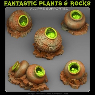 cadı kazan fantastik bitkiler kayalar masaüstü 3D yazdırılabilir arazi fantezi reçine Emmanuel 4k dağılmak Bırak destekli 8k 6k 3d print model - Mito3D