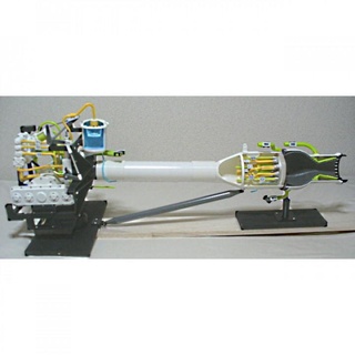 líquido cohete motor montaje final ww CREER kondo educación Universidad Ingenieria Ciencias mecánico aeronave ww2 1945 me163 shusui hwk109 509 3d print model - Mito3D