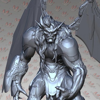 gárgola 12 alex mesa caracteres criaturas fantasía universo bestia Caballero leyenda monstruo robot guerrero cyborg bárbaro 3d print model - Mito3D
