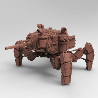 combat walker tesseract tomb Tabletop Characters & Creatures Sci-Fi Universe Vehicles Machines 40k droid robot tank warhammer necromunda cannon mech tabletop warhammer40k wasteland 3d print model - Mito3D