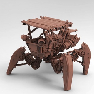 scrap walker tesseract tomb Tabletop Characters & Creatures Sci-Fi Universe Vehicles Machines 40k droid robot warhammer necromunda mech tabletop warhammer40k nomad wasteland 3d print model - Mito3D