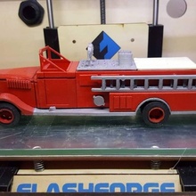1955 france firetruck jouets jeux modèle camion véhicule 3d print model - Mito3D